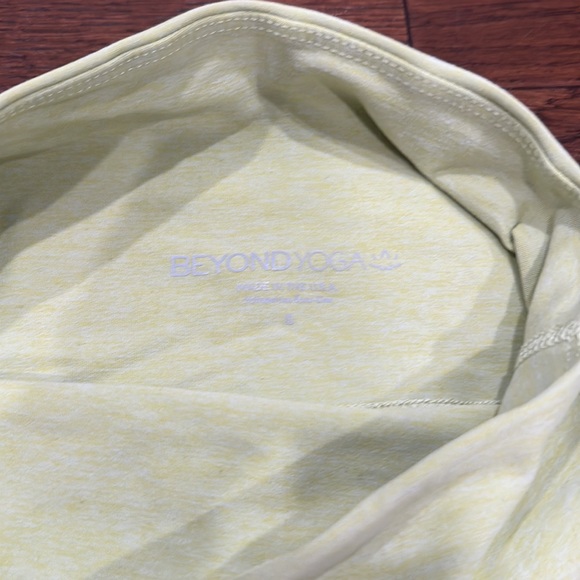 Beyond Yoga. Light/lime green leggings.  Worn once. - Picture 2 of 2